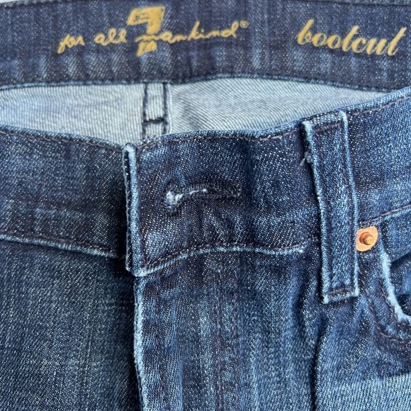 Seven for all mankind beautiful jeans low rise bootcut size 27 - Picture 4 of 12